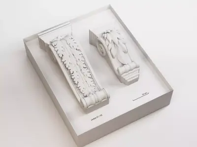 Historical Elements - Wall Ornaments 3D model