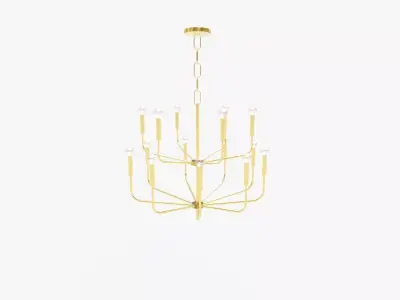 Bailey Medium Chandelier 3D model