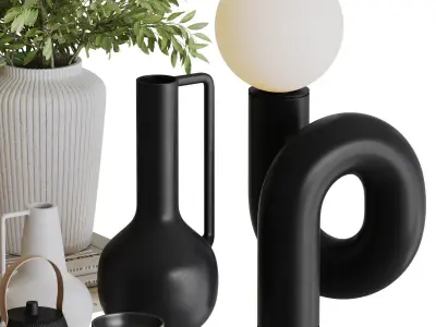 Decorative Set-04 3D model purchase