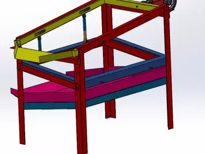 Sand sieve project 3D model