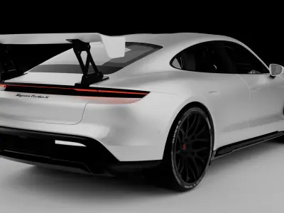 2020 Porsche Taycan Turbo S Sport Edition 3D model