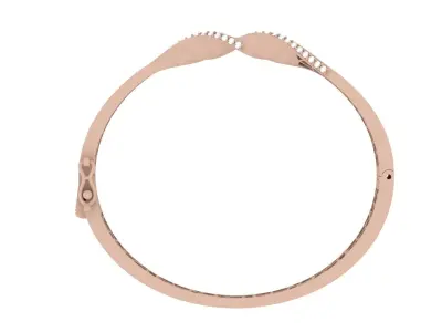 Luxury Bracelet 0039 - Bangle - Twist 3D print model