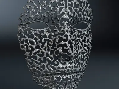 Ornament Mask 3D model