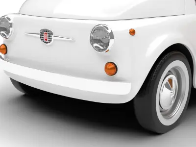 Fiat 500 1959 HQ 3d model  3D model