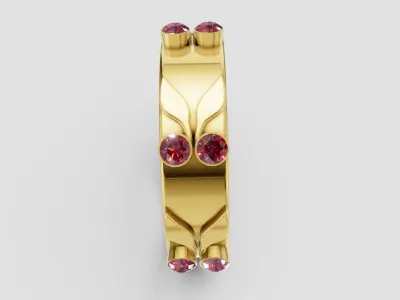 GOLD DIAMOUND RING 3D print model