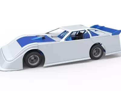 Super Dirt Late model for Pavement Scale 1 to 25 3D print model