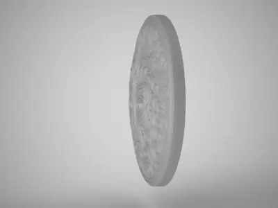 Mother Nature Medallion 3D print model