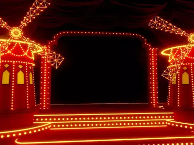 Mouline Rouge for RT Low-poly 3D model