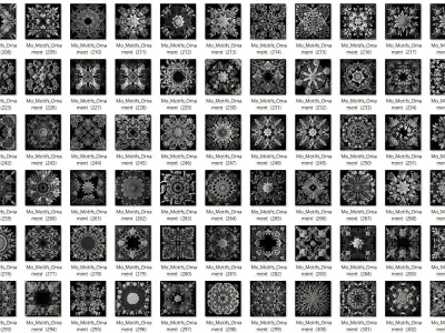   1000 Mega Pack Motifs Ornament Vol3  3D model