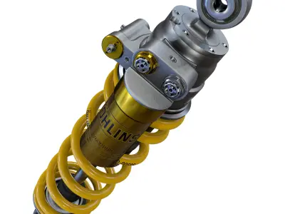 OHLINS REAR SHOCK ABSORBER TTX36 ILX FOR 3D model