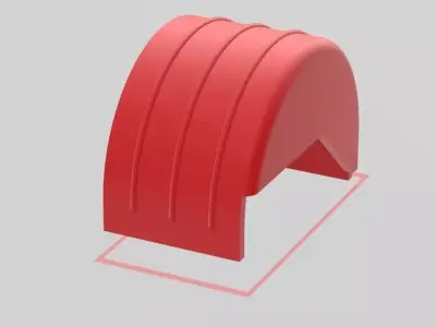 scale wheel tubs 3D print model