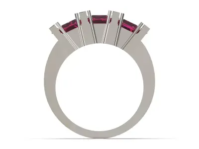 Bridal wedding jewelry STL 3DM ring model jr00265 3D print model