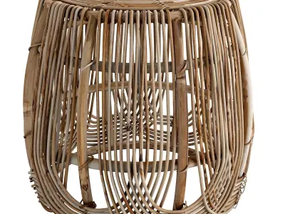 SANKOFA Stool Low-poly 3D model