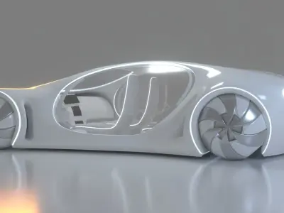 Future Car 34 3D model