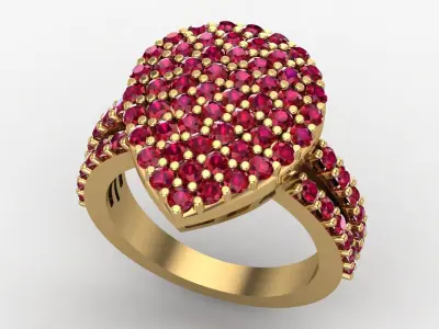 PEAIR RING 3D print model