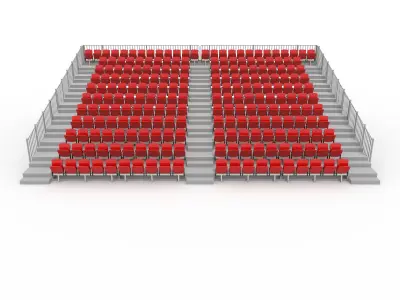 Bleachers 35 3D model