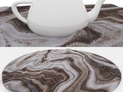 Rugs No 20 Low-poly 3D model