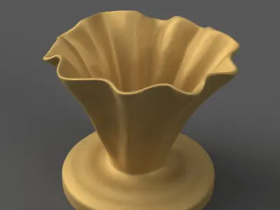 Elegant Swan planter- candy container - urn- candle holder 3D print model