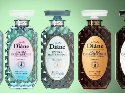 Shampoo Product Collection 3D model