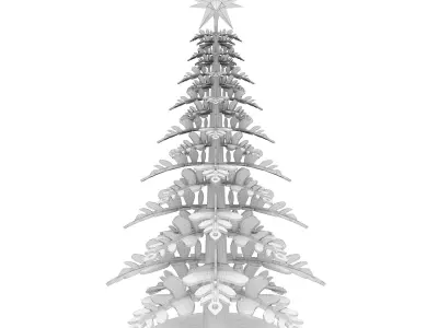 Printable christmas tree  3D print model