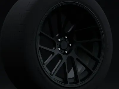 Anovia Elder Aftermarket Wheel Low-poly 3D model