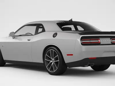 Dodge Challenger 392 Hemi Scat Pack Shaker 2016 3D model