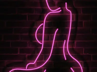 Neon 3D Model 11 - Body Shape 1 3D model
