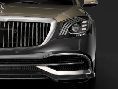 Mercedes Maybach S 650 Pullman VV222 2019 3D model