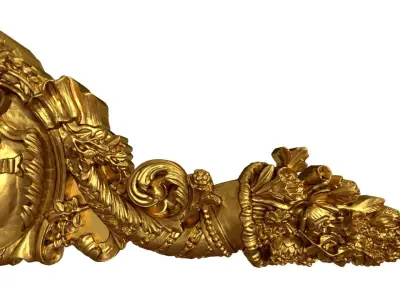 Classic decor ornament v-3D model 62 3D model