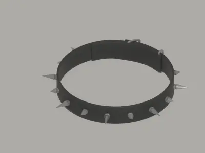 Spiked Collar 3D model