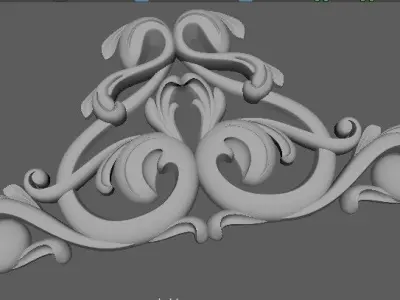 dekor ornament 3D model buy