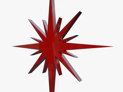 Colorful Stars 3D model