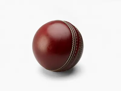 Cricket Ball Red 3D model
