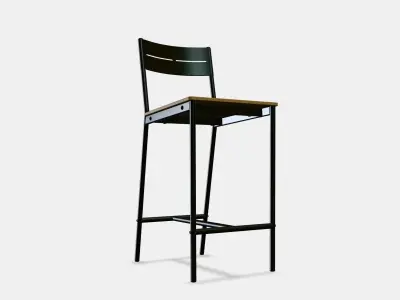 SANDSBERG bar stool Low-poly 3D model