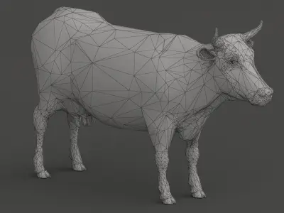 cow 3d 3D model