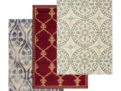 Rug Set 1034 3D model