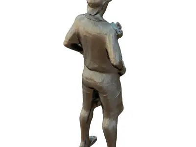 Photographer Sculpture 3D model