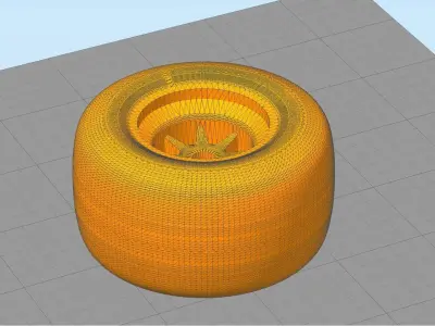 Formula 1 Car Rear Tyre 2020 3D print model