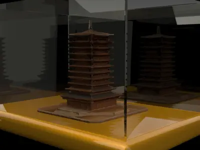 Chinese ancient  house  3D model order