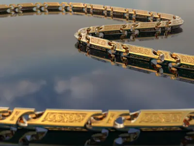 Anchor  Chain Men 3D print model