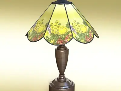 Victorian Table Lamp 10 3D model
