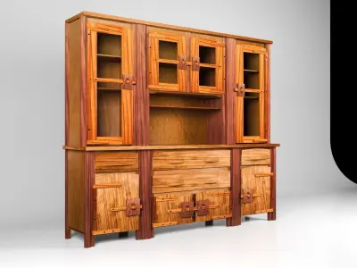 RUSTIC CABINET COLECT 01 MODEL01 3D model 3D model