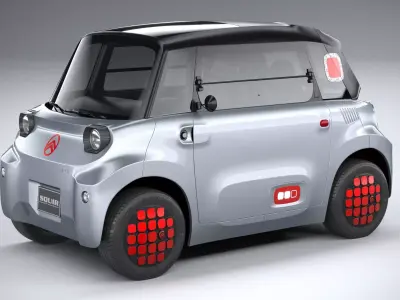 Citroen Ami 2025 3D model