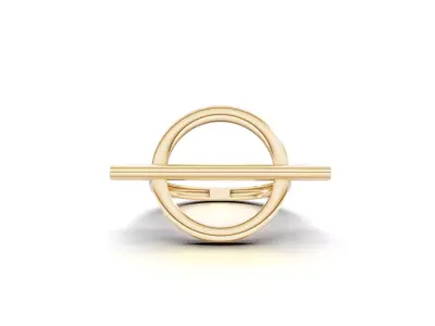 Minimal Abstract Ring 67 3D print model