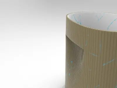 Lopy Vase Low-poly 3D model buy