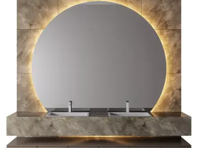Luxury Bathroom 82 3D model