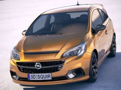 Opel Corsa GSI 2019 3D model