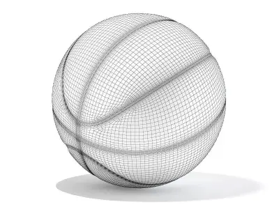 Basketball ball 3D model