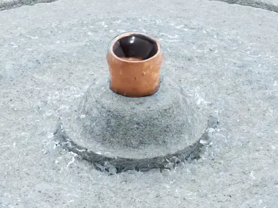 Calistoga Fountain 3D model