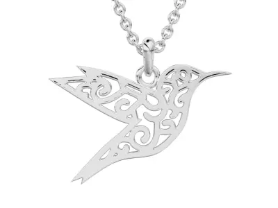 Pendant Bird 03 3D print model